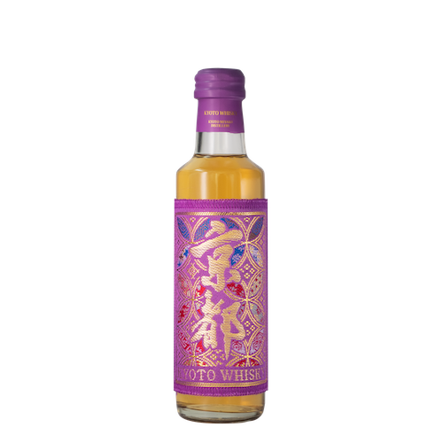 京都ウイスキー 西陣織紫帯（ラベル）