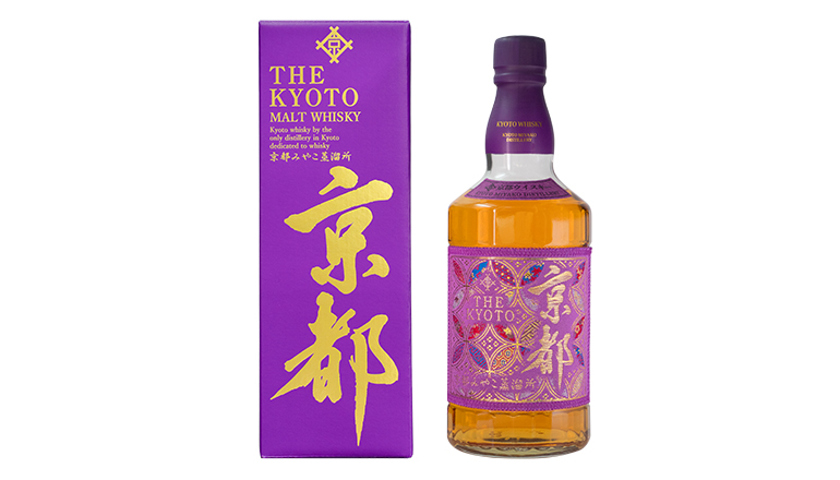 京都威士忌 西阵织紫带　700ml