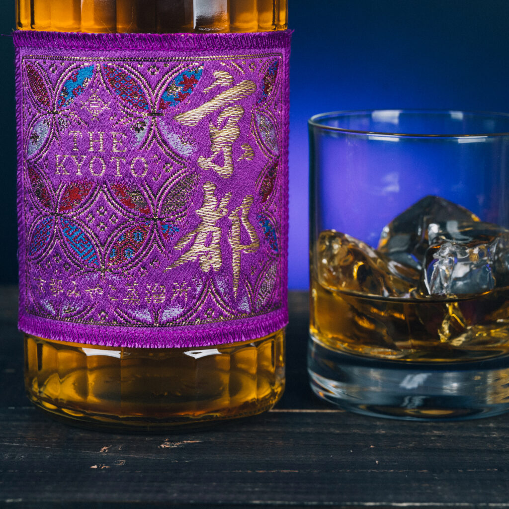 京都威士忌 西阵织紫带　700ml