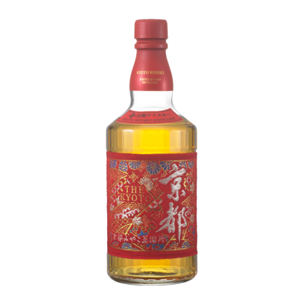 京都ウイスキー 西陣織紫帯(ラベル)
