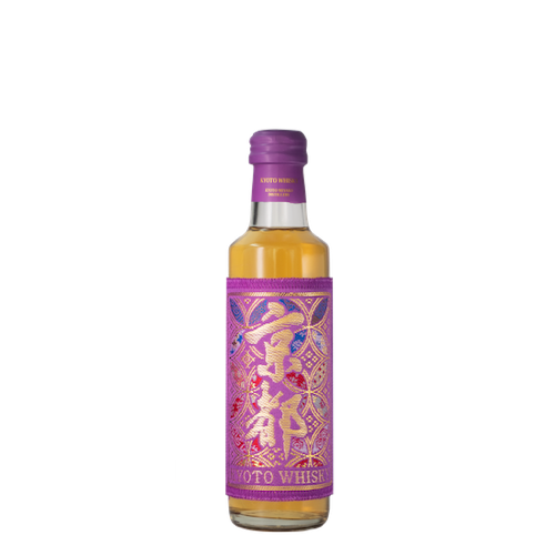 京都ウイスキー 西陣織紫帯（ラベル）
