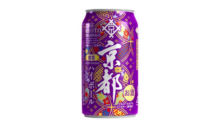 京都ウイスキーハイボール 紫帯 350ml｜京都みやこ蒸溜所｜ウイスキー THE KYOTO ウイスキー 紫